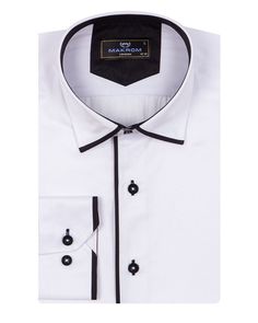 Black Classic Plain Shirt with Collar Tip Design Classic shirt with contrasting front panel, collar & cuff tip design Contrasting cuff insert 80% COTTON 20% POLYESTER Single Cuff Two button adjustable cuffs Semi-formal Fitted Top With Collared Neckline, Fitted Tops With Casual Collar For Workwear, Fitted Semi-formal Tops With Collared Neckline, Fitted Collared Neckline Top For Semi-formal Occasions, Fitted Black Top With Contrast Collar, Classic Long Sleeve Shirt With Contrast Collar, Slim Fit Cotton Shirt With Lapel Collar For Office, Slim Fit Shirt With Lapel Collar For Office, Slim Fit Office Shirt With Lapel Collar