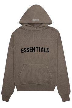 Essentials Knit Hoodie Unisex Sweater Urbancore Style Essentials Knit Hoodie, Clothing Necessities, Luxury Bag Brands, Fog Essentials, Minimal Streetwear, Aesthetic Hoodies, Soft Grunge Aesthetic, Cute Hoodies, Essentials Hoodie