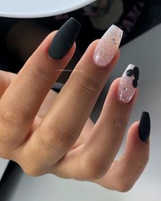 Black And White Nail, Purple Nail, Disney Nails