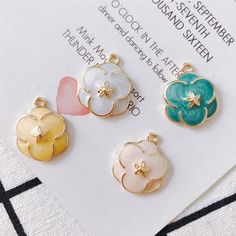 1.Quantity: 10pcs2.Size: 17*20.5mm3.Material: AlloyIf you have any questions,please contact me. Gold Enamel Earrings With Flower Charm, Gold Enamel Flower Jewelry, Gold Earrings With Flower Charm In Enamel, Gold Earrings With Flower Charm And Enamel, Gold Flower-shaped Enamel Jewelry, Nickel-free Flower-shaped Enamel Jewelry, Yellow Enamel Flower Shaped Jewelry, Yellow Flower-shaped Enamel Jewelry, Nickel-free Enamel Flower Jewelry