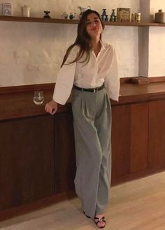 Wide Leg Pants Outfit Ideas, 00s Mode, Wide Leg Pants Outfit, Style Wide Leg Pants, Wide Leg Pants Outfits, Leg Pants Outfit, Outfits To Copy, Neue Outfits, Pants Outfits