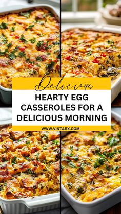 hearty egg casserole for a delicious morning