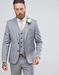 Grey Wedding Suits, Light Grey Wedding, Wedding Suits Men Grey, Light Gray Wedding, Harry Brown, Grey Suit Wedding, Grey Wedding