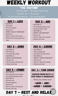 the workout plan for women is shown in this image