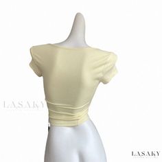 Lasaky - Stylish Short-Sleeve Top with Sexy Large Collar and Slim Fit, Perfect for Manga Enthusiasts Strawberry Print, Cotton Tank Top, Body Building, Types Of Collars, Workout Shorts, Printed Cotton, Short Sleeves Tops, Types Of Sleeves, Sleeve Top