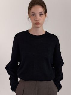 Color: BlackCountry of Origin : China Oversize Knit, Mohair Sweater, Sweater Black, Black Sweaters, Knit Top, Knitwear, China, Knitting, The Originals