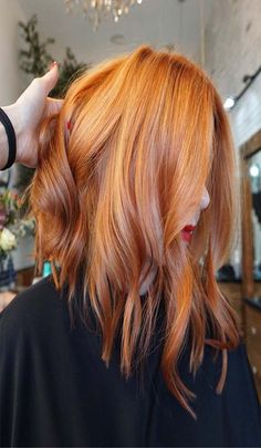 When Coppery Red gives you more and more attractive look in 2019 Coral Hair Color, Hidden Rainbow Hair, Coral Hair, Red Blonde, Hair Color Orange, Strawberry Blonde Hair Color, Hair Blond, Rainbow Hair Color