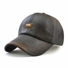 Product Description Description: Men Vintage PU Leather Baseball Cap Outdoor Windproof Warm Hats Adjustable Sports Caps Item Specifics: Gender: Male Type: Baseball Cap Material: PU Color: Black,Coffee, Light Coffee Pattern: Solid Occasion: Casual Season:Spring,Summer,Autumn Size: One Size(Adjustable) Hat Brim Width:7.5cm / 2.93inch Hat Height:12cm / 4.68inch Hat Circumference: 56-60cm / 21.84--23.4inch （1cm=0.39Inches） Package Included: 1 pcs hat Note: 1.Please allow 1-3cm error due to manual measurement. Please make sure you do not mind before you bid. 2.The colors may have different as the difference display, please understand. Payment We accept PayPal only. Shipping This item will be shipped from our Hong Kong based warehouse within 24 working hours upon receipt of payment. Delivery tim Wash Baseball Cap, Leather Baseball Cap, Vintage Baseball Caps, Baseball Caps Fashion, Hip Hop Cap, Summer Cap, Leather Hat, Striped Beanies, Men Baseball Cap