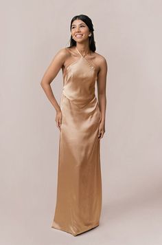 Model: Jacinth; Size: 4 Wedding Parties Colors, Bridesmaid Dress Colors, Bateau Neck, Boho Summer, Satin Dress, Color Swatches, Bra Cups, Chic Wedding, Favorite Dress