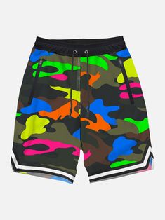 Man long swim shortsCamouflage fluo multicolorSurfer styleQuick dryingLong-lengthLight net liningElasticated waistbandDrawstring fasteningFluo detailsFront and back pocket Multicolor Athleisure Bottoms With Elastic Waistband, Athleisure Multicolor Bottoms With Elastic Waistband, Sporty Multicolor Bottoms With Elastic Waistband, Camouflage Cargo Shorts For Streetwear, Summer Sportswear Shorts For Streetwear, Summer Sportswear Streetwear Shorts, Athleisure Swim Trunks For Summer Streetwear, Camouflage Summer Shorts, Summer Nylon Shorts For Streetwear