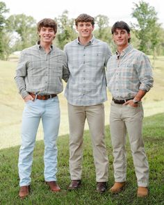 Get your guys Fall ready!🍂🤩 Mens Dress Outfits, Southern Shirt, Southern Shirts, Mens Dress