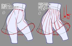 how to draw shorts for men with step by step instructions in english and japanese language