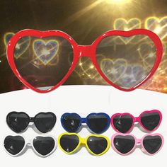 Funny Alien Glasses Adults Kid Holiday Party Sunglasses Halloween Rainbow Lenses ET Sun Glasses Lego Hotel, Diffraction Glasses, Christmas Party Accessories, Holiday Party Kids, Heart Shaped Glasses, Minecraft Bedroom, Glasses Fashion Women, Funny Glasses, Heart Glasses