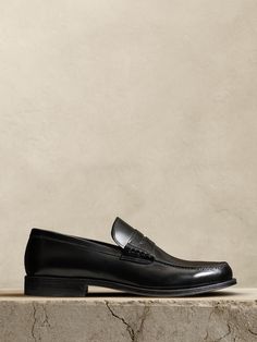 Men's Shoes - Shop All | Banana Republic Timeless Formal Tassel Loafers With Leather Lining, Timeless Formal Loafers With Leather Sole, Timeless Tassel Loafers With Leather Lining For Semi-formal Occasions, Timeless Semi-formal Tassel Loafers With Leather Lining, Timeless Leather Wingtip Tassel Loafers, Classic Formal Loafers With Leather Lining, Timeless Formal Moccasins With Brogue Detailing, Elegant Moc Toe Business Moccasins, Masculine Formal Loafers With Leather Sole