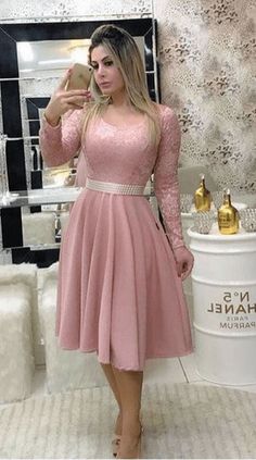 VESTIDO MIDI MANGA LONGA MADAME STAR TECIDO:RENDA COM ELASTANO E PIQUET TAMANHO: P - 36/38 M - 40/42 G - 44 GG - 46 Pnina Wedding Dresses, Dresses For Big Bust, Trendy Wedding Dresses, Rustic Wedding Dresses, Etsy Wedding Dress, Wedding Dresses Satin, Cheap Wedding Dress, Wedding Dresses Unique, Mermaid Dresses