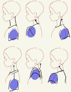 how to draw the head from different angles