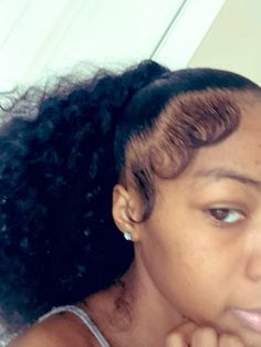 Blow Dried Hairstyles, Blow Dried Hairstyles Black Women, Selfies Ideas, Highschool Outfits, Hair Styels, Braided Hairstyles For Black Women Cornrows, Hairstyles Black Women, Quick Natural Hair Styles