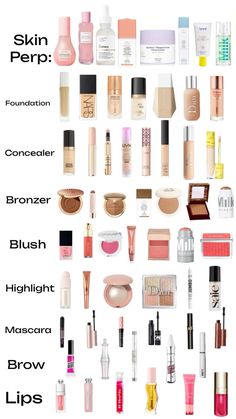 makeup help, cute, preppy, trendy Makeup Items List For Beginners, Wishlist Makeup And Skincare, What You Need For Makeup, Teenage Makeup Products, Makeup Accessories Beauty Products, Hydrating Makeup Products, Makeup Best Products, Makeup To Get From Sephora, Make Up Essentials 2023