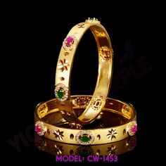 Purple Bangles, Plain Gold Bangles, Kids Gold Jewelry, Jewellery Bangles, Solid Gold Bangle, Designer Bangles, Gold Bangles Indian, Stone Bangles, Gold Jewelry Outfits