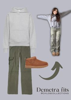 Simple, cute and comfortable outfit by Demetra! Aritzia hoodie, AE pants and Uggs. #demetra #demetraoutfits #demetraclothes #aesthetic #cuteoutfits #cute #pinterest #pinterestoufits #stylish #simple #comfortable #girly Outfits Demetra, Demetria Outfits, Demetra Outfits, Cute Outfits To Wear To School, Aritzia Hoodie, Uggs Outfits, Camo Outfits, Comfortable Outfit, Outfit Plan