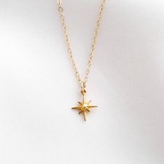 Starburst Necklace | Simple & Dainty Danty Necklace, 14k Gold Initial Necklace, Rose Gold Diamond Necklace, North Star Necklace, Starburst Necklace, Dainty Necklaces, Evil Eye Necklace Gold, Dainty Diamond Necklace, Star Necklace Gold