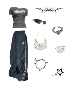 y2k fit aesthetic Y2k Summer Clothes, Yk2 Aesthetic Outfits, Yk2 Fashion, Yk2 Aesthetic, Aesthetic Y2k Outfits, 2000 Clothes, Street Style Outfits Casual, Fit Aesthetic