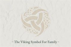 the viking symbol for family on paper