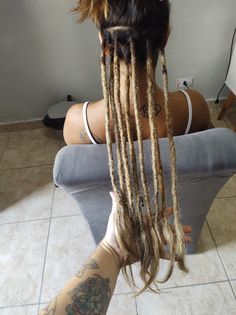 Partial Dreadlocks, Human Hair Dread Extensions, Dread Hair Extensions, Dread Hair, Haircut Inspo, Beautiful Dreadlocks, Dread Extensions