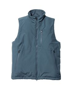 The GORE WINDSTOPPER Vest is an insulated, wind-proof, and water-resistant vest. The vest features two side pockets, a chest pocket, waterproof zippers, and strategic seam sealing for water resistance and breathability. The GORE WINDSTOPPER Vest is designed to fit loosely on the body with the hem hitting below the waist. We recommend taking your normal size for a standard fit. The models stand 6' and 5' 10" respectively and wear size L. Snow Peak, The Body, Chest Pocket, Water Resistant, Models, Water, How To Wear, Blue, Clothes