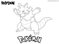 the pokemon coloring page is shown with an image of pikachu and her name