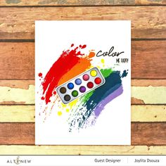 altenew-stamp-die-bundle-painted-rainbow-stamp-die-bundle-28526823768121.jpg Henna Elements, Splash Of Paint, Painted Rainbow, Intro Video, Color Me Happy, Paper Crafting Projects, Photopolymer Stamps, Paint Splash, Alcohol Markers