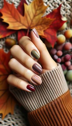 #nail design #nail inspo #elegant nails #nails #prom nails #trendy nails #minimalist nails #cool nail inspo #nude nail designs #september nail ideas #fall nail design #coffin nails #grad nails #autumn toe nails #autumn nails #nail ideas #acrylic nails #end of summer nails #beachy nails #ongles autumn #september nails #fall transition nail colors #autumn acrylic nails #simple autumn nails #holiday nails #back to school nails #beach nails #literally me #fall nails #halloween nails #herbst nägel Fall Nails Jewel Tone, Trendy Minimalist Nails Fall, Gold Stripe Nail Art, Nail Polish Fall 2024, Dark Autumn Nail Designs, Fall Nails Cranberry, Fall Multicolor Nails Acrylic, 2024 Nails Fall, Two Tone Manicure