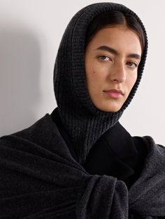 LEMAIRE’s balaclava is perfect for staying warm on the slopes or cold days in the city. It's made from soft wool and has a ribbed finish to lock in heat and accentuate the close fit. Full Face Balaclava For Cold Weather Fall, Fall Full Face Balaclava For Cold Weather, Wool Balaclava For Winter Cold Weather, Winter Wool Balaclava For Cold Weather, Casual Knit Balaclava One Size, Black Winter Balaclava, One Size Fits Most, Cozy Knitted One-size Balaclava, Casual One-size Knit Balaclava, Black Balaclava For Outdoor, One Size Fits Most