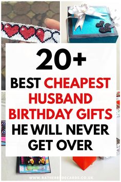 DIY creative cheap romantic husband birthday gift ideas for him Diy Gift Ideas For Husband, Small Birthday Gift Ideas For Him, Birthday Countdown Gifts For Him, Free Birthday Gifts For Him, Free Birthday Present Ideas, Husbands 40th Birthday Ideas Creative, Diy Birthday For Husband, Birthday Gifts For Husband From Wife Diy, Birthday Surprise For Husband Gift Ideas