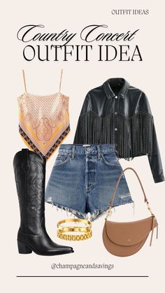 Nail your next Concert Outfit with these trendy Country Outfit ideas! This post showcases the best Women's Fashion pieces to wear to a country concert, from classic western wear to modern chic styles. Discover how to balance comfort and style for the perfect look that will have you feeling confident all night. Edgy Concert Outfit, Country Concert Outfit Ideas, Outfit Ideas Trendy, Concert Outfit Ideas, Rodeo Birthday, Concert Venue, Country Concert Outfit, Concert Outfits, Country Concerts