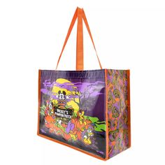 Exclusive Disney Halloween 2024 Collection will be released at Japan Disney Store on Sept 3 2024~ Introducing a Mickey & Friends shopping bag. It's a Halloween design with plenty of atmosphere.The design features characters enjoying Halloween costumes. The Pumpkin Patch logo sign is the highlight. Pay attention to the spooky and unique pumpkin on the side.The bag is a convenient size that is useful for carrying Halloween items. The bottom plate inside can be removed and folded up when not in use. Size: Approx. Height 33 x Width 43.5 x Depth 18 (cm)Handle (length from top of bag to top of handle): Approx. 26 (cm) Material: Polyester [Specifications]*Open type Photo credit: Japan Disney Store Multicolor Disney Bag With Mickey Mouse Design, Disney Shopping Bags, Disney Halloween T-shirt With Character Print, Disney Japan Merchandise, Disney Halloween Cotton T-shirt, Mickey Pumpkin, Aulani Disney Resort, Shanghai Disney Resort, Disney Aulani