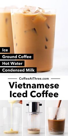 vietnamese iced coffee is the perfect drink for cold weather and it's easy to make