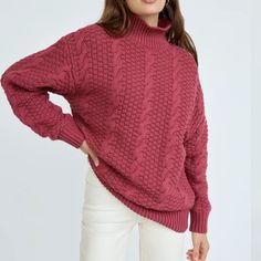 New Without Tags, Beautiful But Not My Style. Open To Offers Aritzia Peggy Sweater Pink, Aritzia Pink Sweater, Classic Mini Skirt, Melina Pant, Aritzia Sweater, Mini Skirt Style, Wool Turtleneck Sweater, Turtleneck Style, Wool Turtleneck