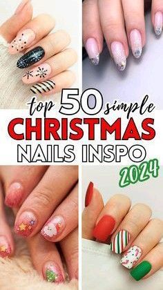 Festive Manicure, Red Christmas Nails, Festive Nail Art, Christmas Nails Easy, Cute Christmas Nails, Christmas Gel Nails, Christmas Nails Acrylic, Winter Nail Art