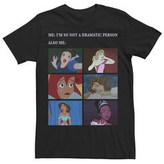 the princesses are not afraid to see each other in this t - shirt