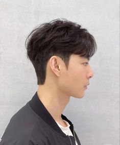 Low Fade Two Block Haircut, Middle Part Undercut Men Asian, Men Haircut 360 View, Curtain Two Block Haircut Men, Two Block Curtain Haircut, Taper X Two Block, Long Messy Hairstyles For Men, Low Taper Haircut Straight Hair, Two Block X Taper Fade