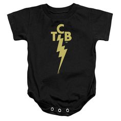 Elvis Presley Tcb Logo Infant's 100% Cotton Short-Sleeve Snapsuit Tcb Logo, Logo Yellow, Baby Music, Yellow Shirts, Baby & Toddler Clothing, Black Bodysuit, Baby Romper, Elvis Presley, Yellow Black