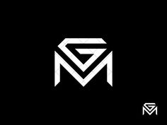 the letter m is made up of white letters on a black background, and it appears to