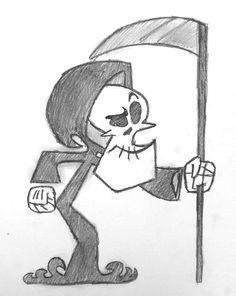 a drawing of a cat holding an umbrella