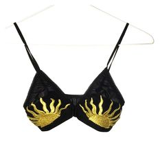 Nasty Gal Celestial Sun Bra Nasty Gal Lingerie/ Bralette. Black Mesh With Embroidered Sun And Front Hook Closure. Size: Xs New Without Tags. Feel Free To Make An Offer! Embroidered Sun, Celestial Sun, Black Xs, Black Mesh, Gold Black, Women's Intimates, Bralette, Lingerie, Mesh