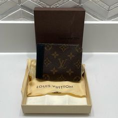 Louis Vuitton Wallet Men’s Very Good Condition. Have Receipt From Original Purchase. Purchased At Neiman Marcus - Dallas, Texas. Designer Wallet With Coin Pocket, Designer Black Wallet In Monogram Canvas, Luxury Monogram Canvas Wallet For Formal Use, Luxury Monogram Canvas Wallets For Formal Occasions, Designer Bifold Wallet, Luxury Formal Monogram Canvas Wallets, Classic Wallet In Monogram Canvas With Original Box, Classic Monogram Canvas Wallet For Business, Classic Monogram Canvas Wallet