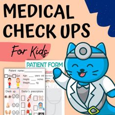 looking for a fun and easy way to pretend to play doctor's office? Check out these checklists. As part of your Community Helpers Unit, you may want to incorporate a "Doctor Visit Checklist" activity to engage your students in playing doctor's office while learning important health-related concepts. The Doctor Visit Checklist bundle includes three medical checklists.The activity can start with a brief discussion of the role of doctors and the importance of health check-ups. Then, students can tak Playing Doctor, Doctor's Office, Daycare Activities, Doctor Office, Doctor Visit, Dramatic Play