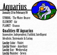 the zodiac sign for aquarius