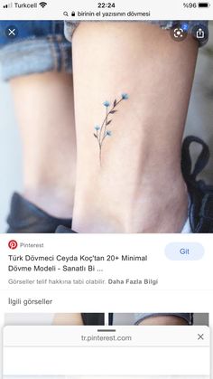 Corak Inai, Discworld Tattoo, Blue Flower Tattoos, Tattoos For Dad Memorial, Behind Ear Tattoos