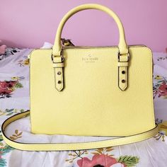 Yellow Leather, Kate Spade, Mulberry Crossbody Purse, Nwt Yellow Kate Spade Shopping Bag, Kate Spade Yellow Shopping Bag, Mulberry Purse, Blue Kate Spade Purse, Kate Spade Purse Pink, Hello Kitty Purse, Summer Purses, Faux Leather Backpack, Quilted Purses